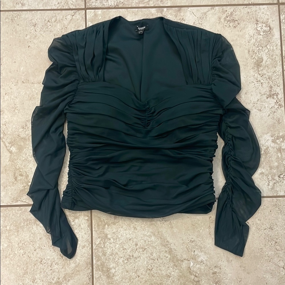 Express Elegant Ruched Top size Medium